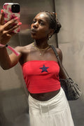Y2K 'Star' Tube Top