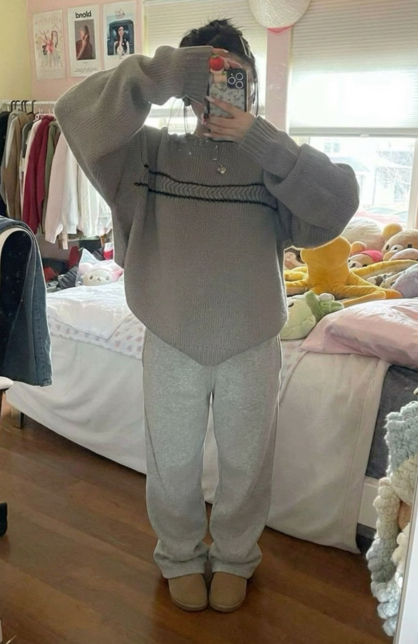 GREY JOGGERS