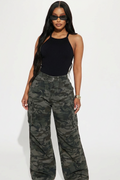 Y2K 'Camo' Cargo Jeans